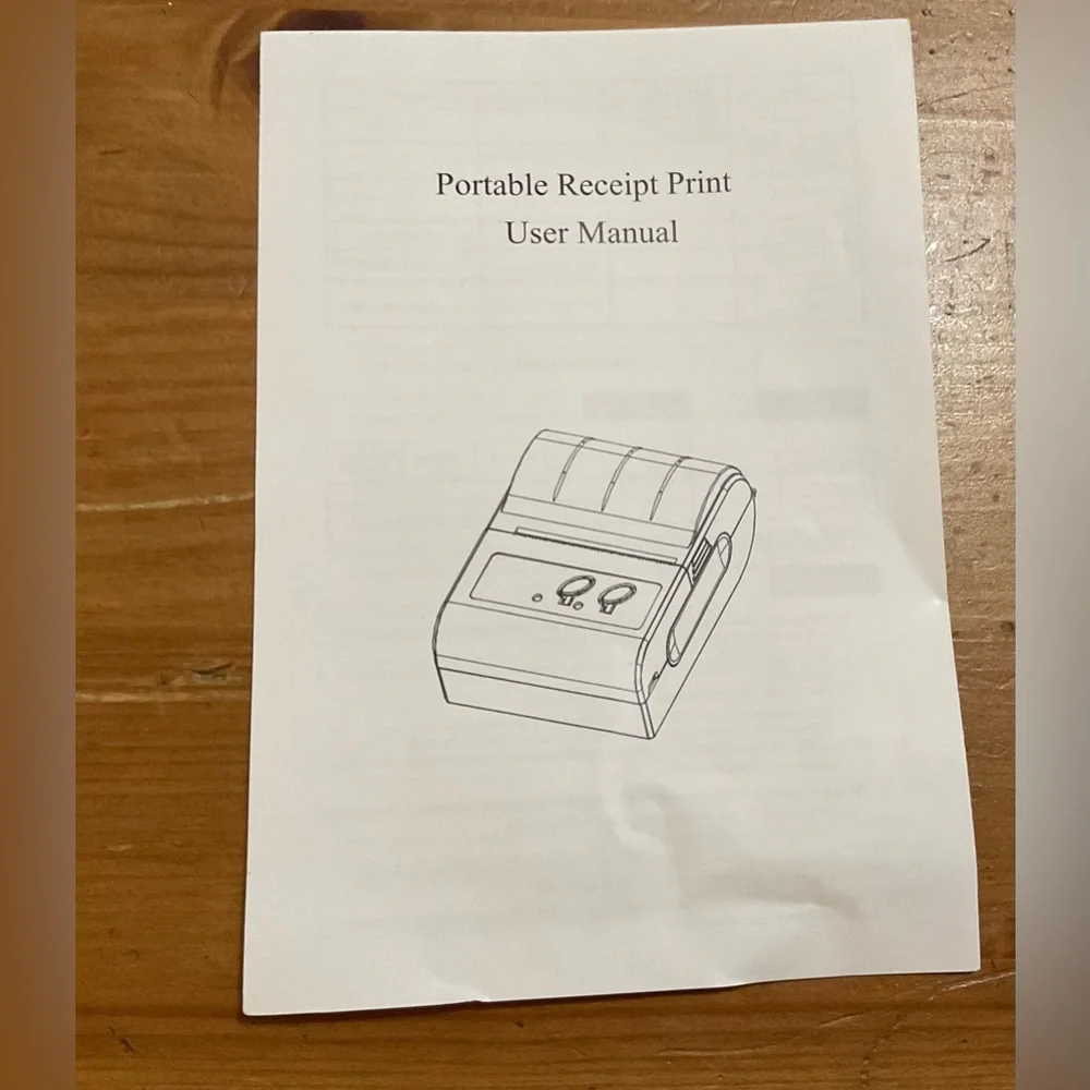 Android: portable receipt printer.